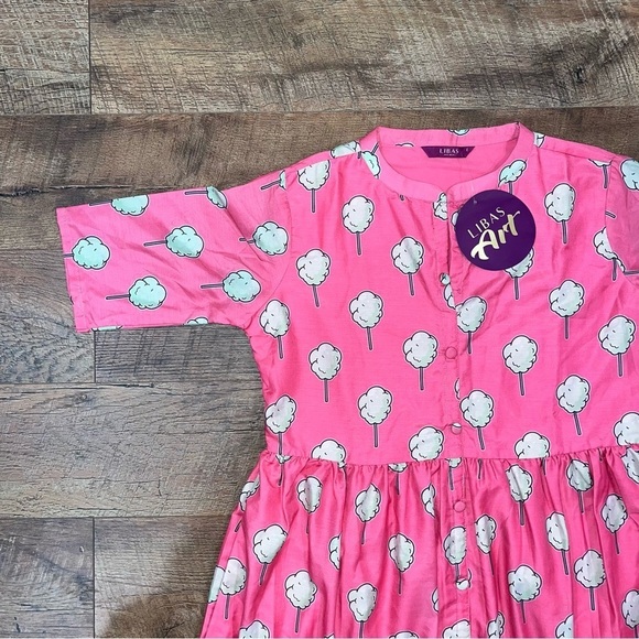 NWT! Cotton Candy Muslin Flare Dress Magic School Bus Dress Mrs. Frizzle - Picture 4 of 15